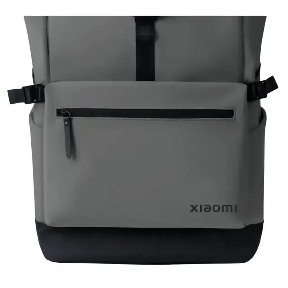 Rucsac Xiaomi Roll Top Casual, 15.6", Țesătură, Poliuretan, Poliester, Gray, 7 image