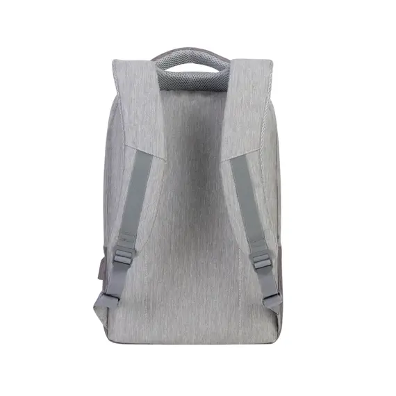 Rucsac pentru Laptop RivaCase Prater, 15.6", Poliester, Gray/Moca, 6 image