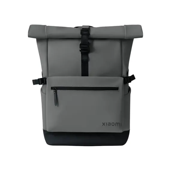 Rucsac pentru Laptop Xiaomi Roll Top Casual, 15.6", Poliuretan, Poliester, Gray