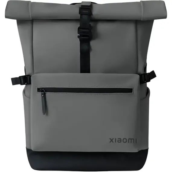 Rucsac Xiaomi Roll Top Casual, 15.6", Țesătură, Poliuretan, Poliester, Gray