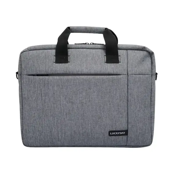 Geantă pentru Laptop Luckysky LSM8870, 15.6", Poliester, Grey