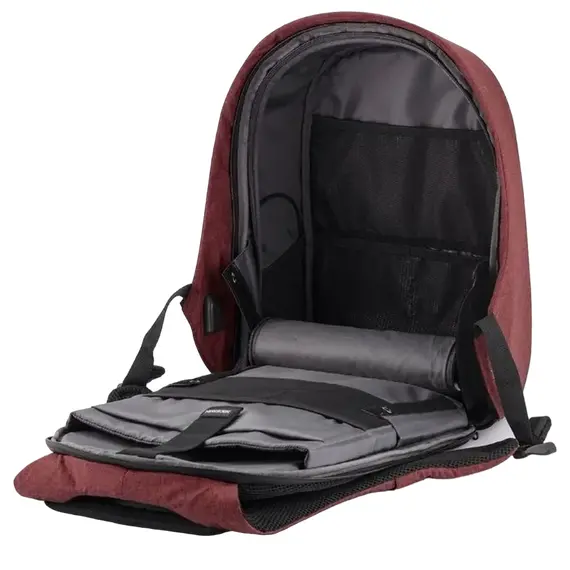 Rucsac pentru Laptop Bobby Hero Small, 13.3", Piele artificială, Red, 13 image