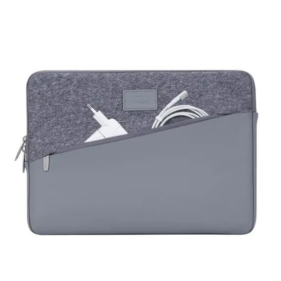 Geantă pentru Laptop RivaCase Egmont, 13.3", Polyester, Grey, 6 image