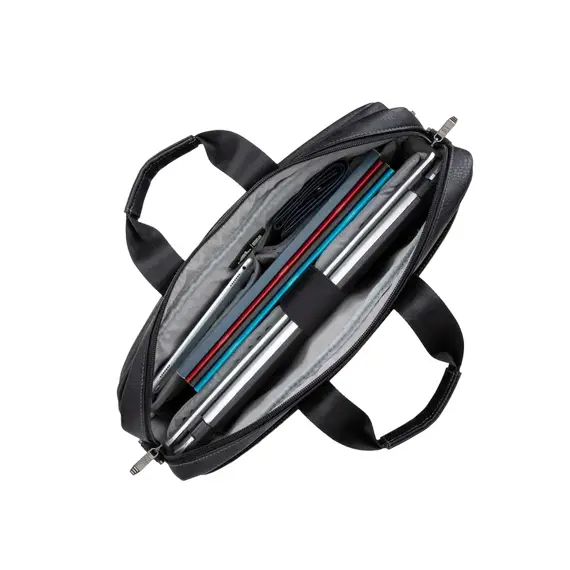 Geantă pentru Laptop RivaCase Orly, 16", Poliester, Black, 9 image