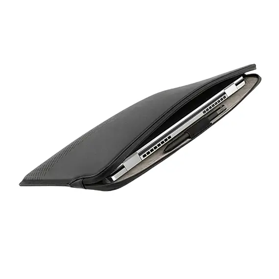 Husă universală pentru Laptop DELL EcoLoop Leather Sleeve, 14", Piele, Black, 2 image