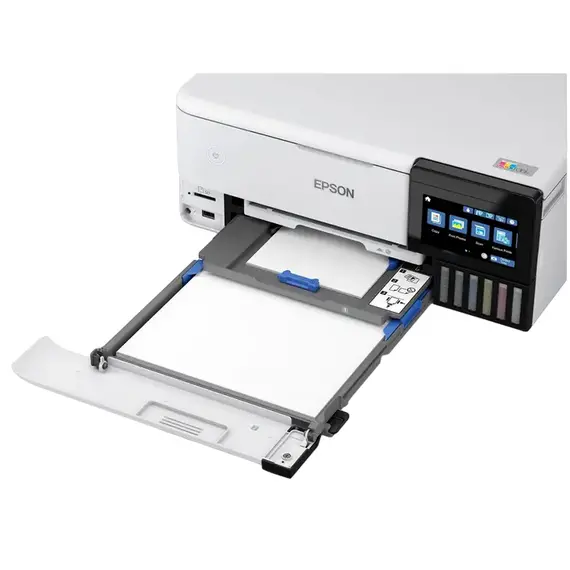 Multifuncțional Inkjet Epson L8160, White, 7 image