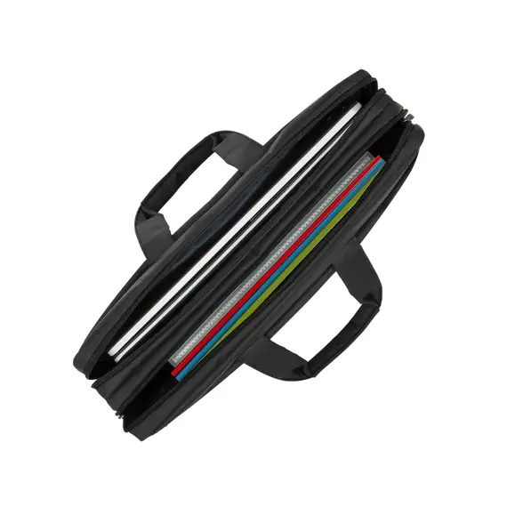 Geantă pentru Laptop Rivacase Central, 17.3", Poliester, Black, 5 image