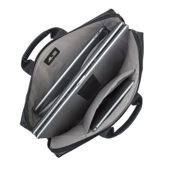 Geantă pentru Laptop RivaCase Orly, 16", Poliester, Black, 8 image