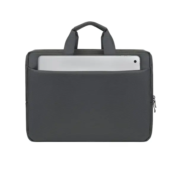 Geantă pentru Laptop Rivacase Central, 15.6", Poliester, Grey, 13 image