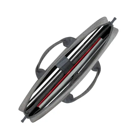 Geantă pentru Laptop Rivacase Prater, 15.6", Poliester, Grey/Blue închis, 15 image