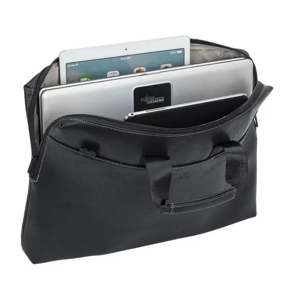 Geantă pentru Laptop RivaCase Orly, 16", Poliester, Black, 12 image