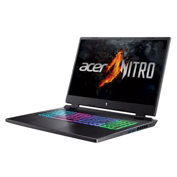 Laptop Gaming 17,3" Acer Nitro 17 AN17-42, Obsidian Black / AMD Ryzen 9 8945HS / 32GB / 1024GB SSD, 6 image