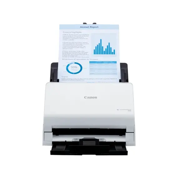 Scaner de documente cu alimentare automată Canon imageFORMULA R30, A4, White, 2 image