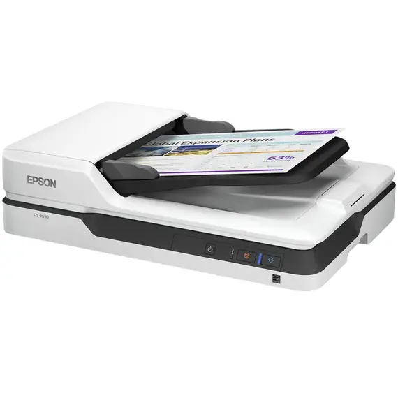 Scanner Tablet Epson WorkForce DS-1630, A4, Grey, 9 image