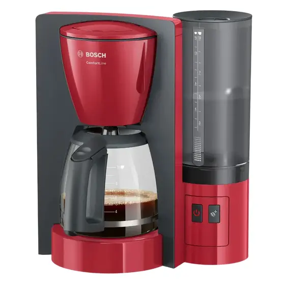 Cafetieră cu picurare Bosch TKA6A044, 1200W, Red, 2 image