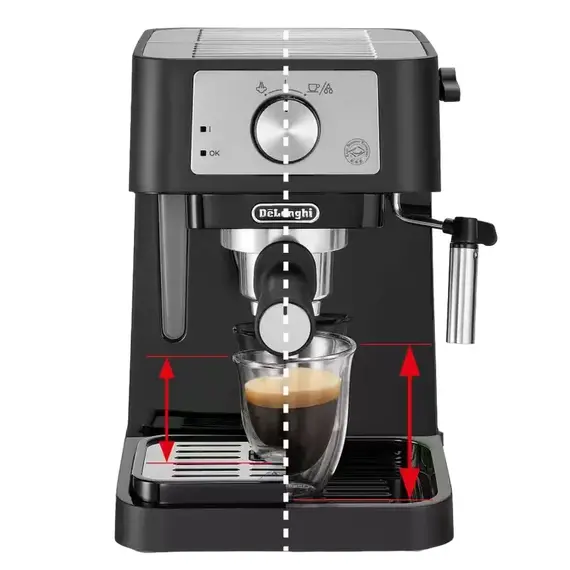 Cafetieră manuală DeLonghi EC260BK, 1100W, Black, 4 image