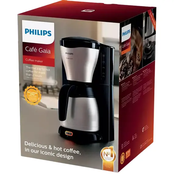 Cafetieră cu picurare Philips Viva Colelction HD7546/20, 1000W, Black, 3 image