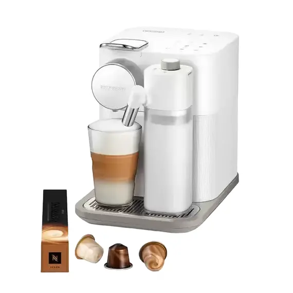 Cafetieră cu capsule DeLonghi EN640.W, 1400W, White, 13 image