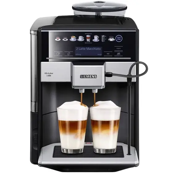 Aparat de cafea Siemens TE655319RW, Black/Silver, 3 image