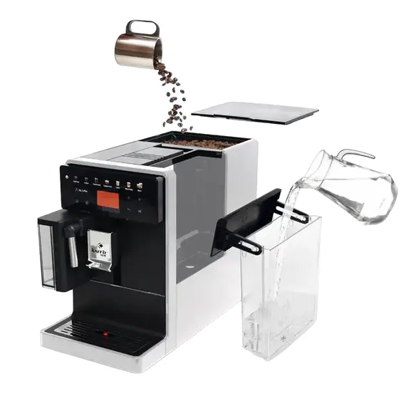 Aparat de cafea Kaffit A5, Black + Cadou x3 Cafea Julius Meinl 500 g, 2 image