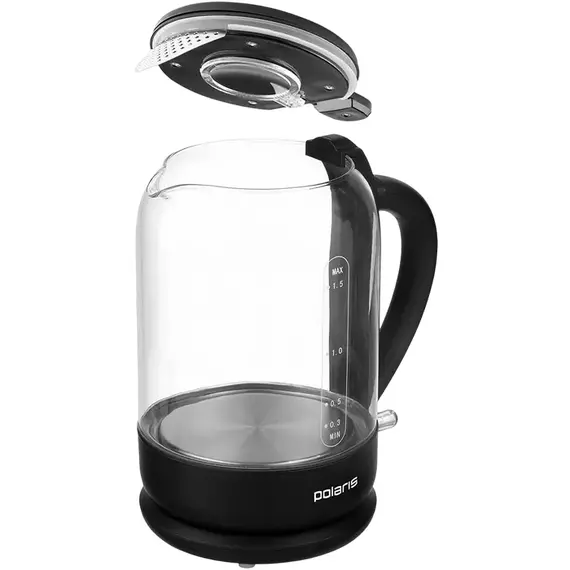 Fierbător electric Polaris PWK 1759CGL, Black, 2 image