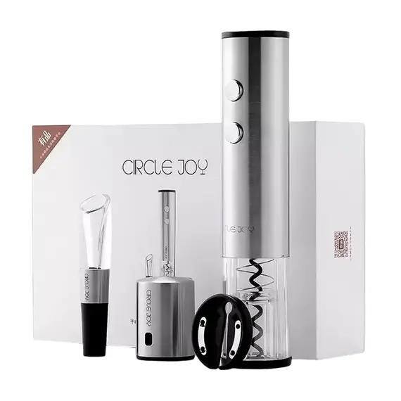 Set pentru vinuri Circle Joy CJ-TZ02, Silver, 2 image