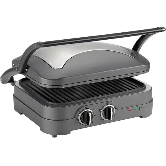 Grătar electric Cuisinart GR47BE, 1600W, Black, 4 image