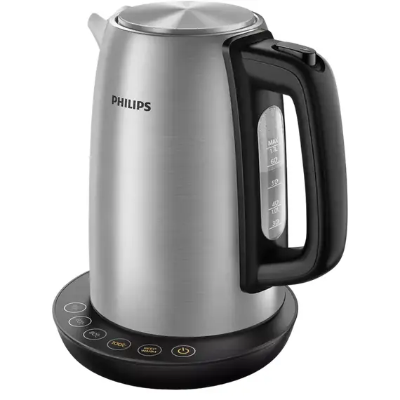 Fierbător electric PHILIPS HD9359/90, Silver, 2 image