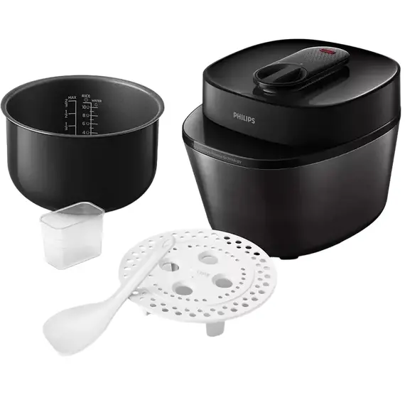 Aparat de gătit multifuncțional PHILIPS HD2151/40, Black, 2 image