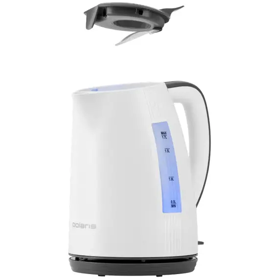 Fierbător electric Polaris PWK 1708C, White/Grey, 5 image