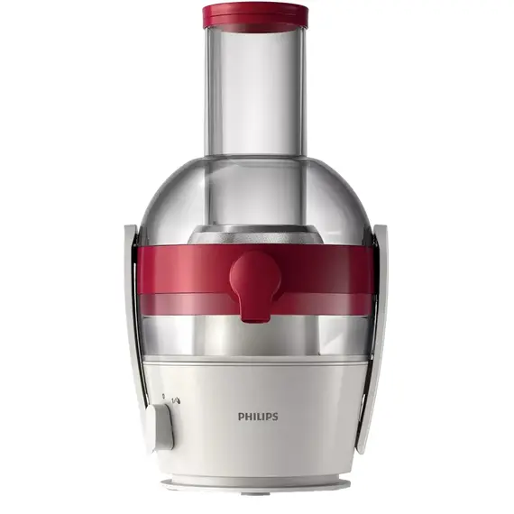 Storcător de fructe și legume Philips HR1855/90, White/Red