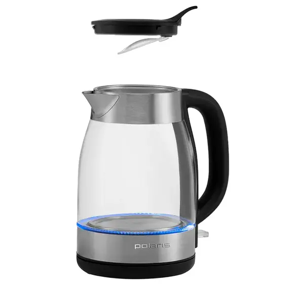 Fierbător electric Polaris PWK 1817CGL, Silver, 8 image