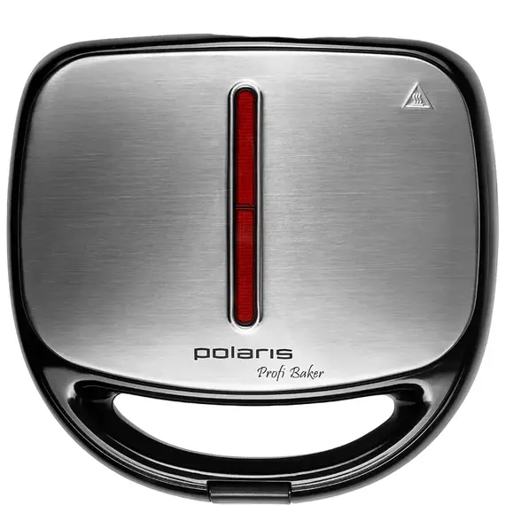 Aparat pentru sandwich multifunctional Polaris PST 0105, Silver/Black, 3 image