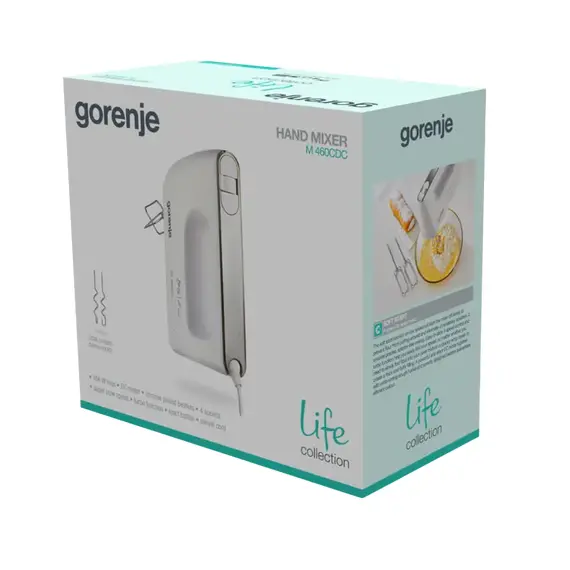 Mixer Manual Gorenje M 460 CDC, White, 2 image