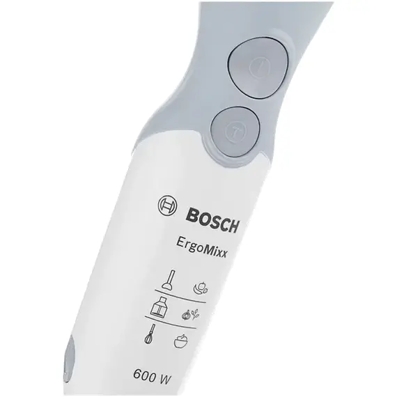 Blender de mână Bosch MSM66110, White/Grey, 4 image