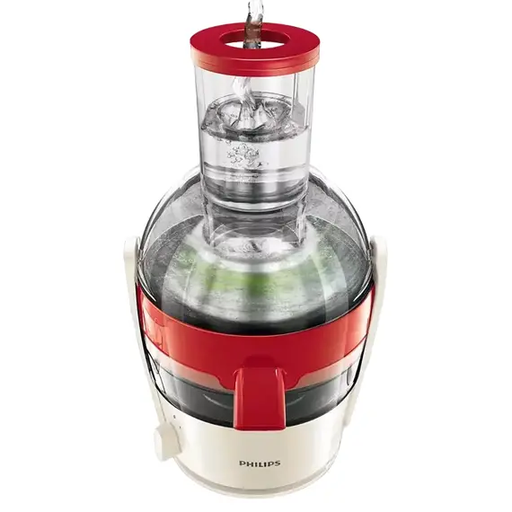 Storcător de fructe și legume Philips HR1855/90, White/Red, 2 image