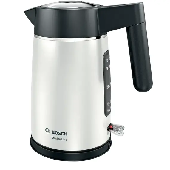 Fierbător electric Bosch TWK5P471, White/Black, 2 image