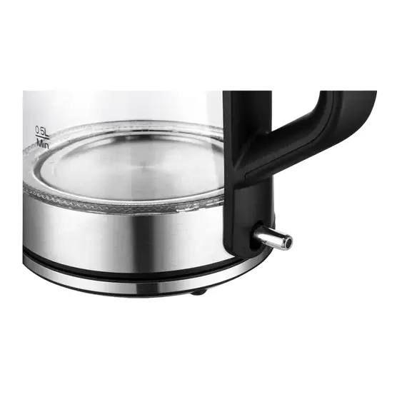 Fierbător electric OZON EKC-1705A-GS, Silver, 2 image