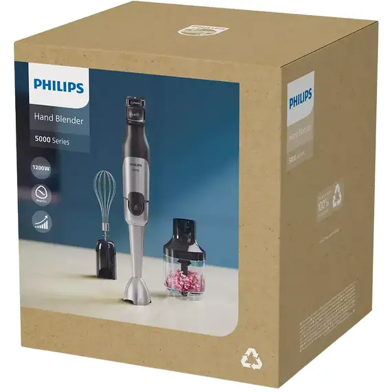 Blender de mână Philips HR2683/00, Black, 6 image