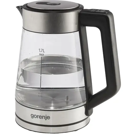 Fierbător electric Gorenje K17TRG, Silver/Black, 4 image