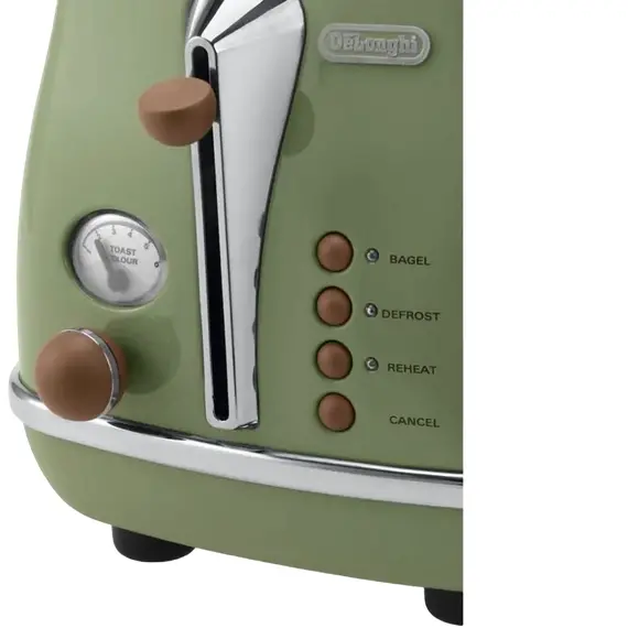 Toaster DeLonghi CTOV 2103 GR, Green, 4 image
