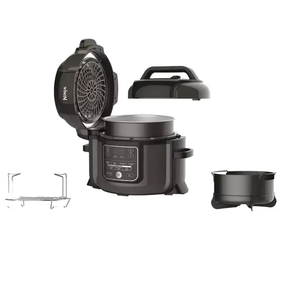 Aparat de gătit multifuncțional sub presiune Ninja OP300EU, Black, 2 image