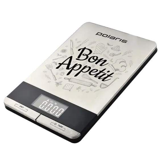 Cântar electronic de bucătărie Polaris PKS0558DM, Grey
