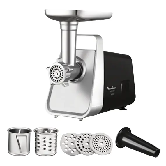 Mașină de tocat carne Moulinex ME307832, Silver Black, 3 image