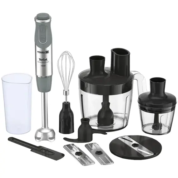 Blender de mână Tefal Quickchef, Silver/Black