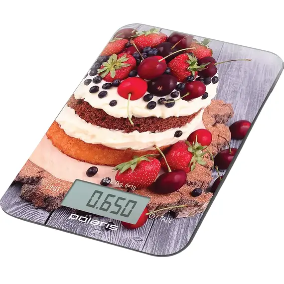 Cântar electronic de bucătărie Polaris PKS0742DG, Multicolor