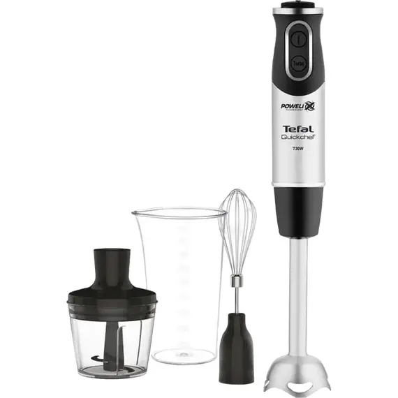 Blender de mână Tefal HB653838, Silver