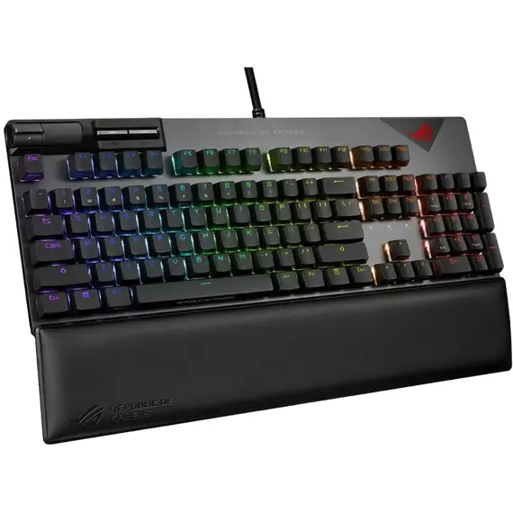 Tastatură Gaming ASUS ROG Strix Flare II, Cu fir, Black, 3 image