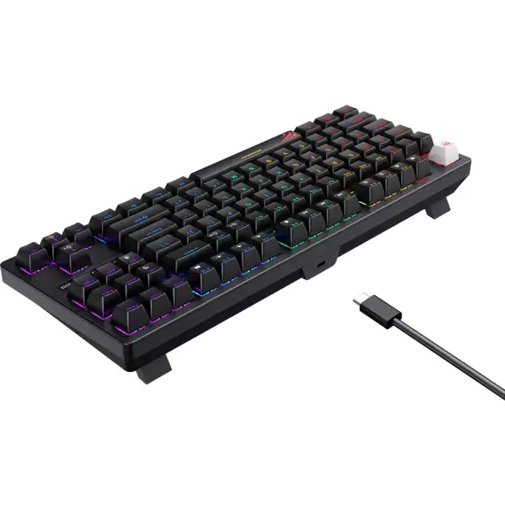 Tastatură Gaming Havit KB892L, Cu fir, Black, 8 image