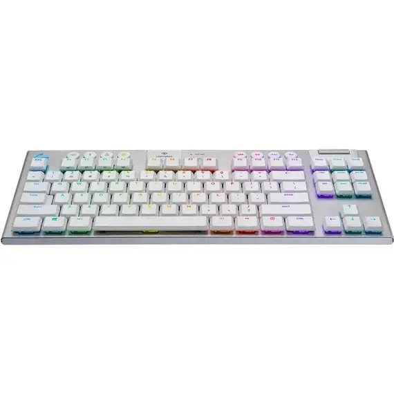 Tastatură Gaming Logitech G915 TKL, Fără fir, White, 2 image